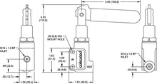 Wilwood proportioning valve, lever style M10x1mm