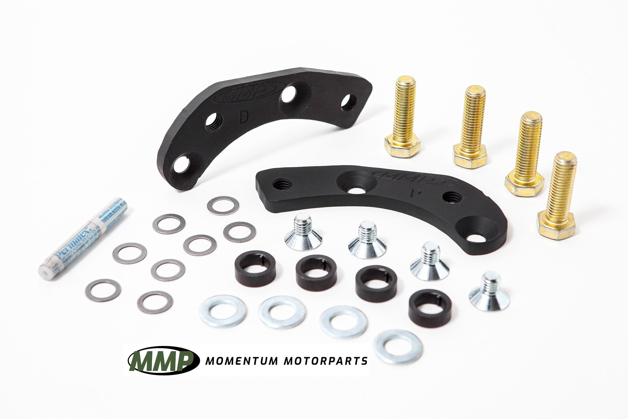 VW Fox 11 (280mm) G-60 brake caliper adapters. An MMP original, Since 1998